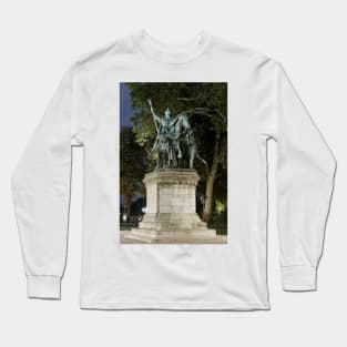 Equestrian Statue of Charlemagne © Long Sleeve T-Shirt